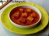 Paneer Kolhapuri | How to Make Kolhapuri Style Paneer Gravy