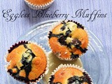 Eggless blueberry muffins, how to make eggless blueberry muffins | best blueberry muffin recipe