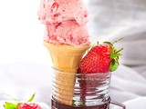 Homemade strawberry ice cream recipe | How to make eggless strawberry ice cream