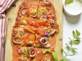 Thin Crust Pizza Recipe | Healthy whole wheat homemade pizza