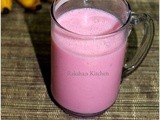 Rose Banana Milkshake