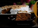 Eggless carrot cake recipe | carrot cake in pressure cooker