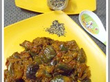 Achari Baingan ~ Eggplant/Brinjals in pickling spices