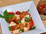 Caprese Salad with Lima Beans