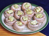 Gorgonzola Stuffed Mushrooms - Quick and Easy