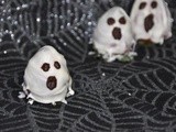 White Chocolate Strawberry Ghosts