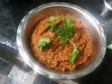 Minapappu pachadi | urad dal chutney | black gram chutney