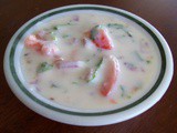 Tomato onion raita recipe | how to make tomato onion raita
