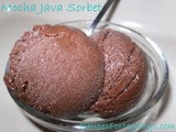 Mocha Java Sorbet Made In Freezer