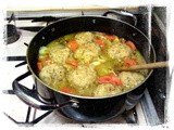 Winter Warming Veggie Stew with Onion and Sage Dumplings