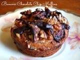Banana Chocolate Chip Muffins
