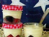 Berry and White Chocolate Mousse Parfaits in Mason Jars