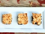 Buttery Brownies with Crispy Pecan Meringue and Vanilla Sea Salt