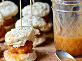 Chicken Biscuit Sliders with Chipotle Honey Butter