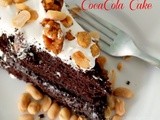 Double Fudge Coca Cola Chocolate Cake with Salted Peanut Brittle