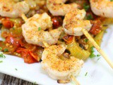 Grilled Shrimp Creole with Roasted Tomatoes