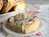 Humongous Pecan Cinnamon Rolls with Kicked-Up Cinnabon Icing