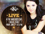 Kaylee Rutland at Hard Rock Cafe in Dallas
