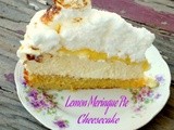 Meyer Lemon Meringue Pie Cheesecake