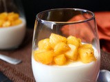 Coconut Milk Panna Cotta with Pineapple Glaze (without Gelatin)