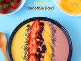 Vegan Strawberry Mango Smoothie Bowl
