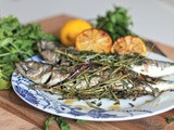 Grilled Mackerel Mediterranean Style