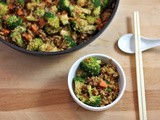 Recipe: Bulgur with Broccoli and Minced meat (Asian Style)