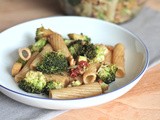 Recipe: Oven Roasted Broccoli and Walnut Pasta Salad