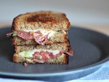 Recipe: Salami Green Onion Grilled Cheese