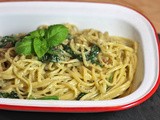 Recipe: Spinach Walnut Linguini