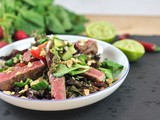 Recipe: Steak with Asian Style Spicy Salad