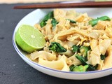 Recipe: Tofu and Kai lan (Chinese Broccoli) Flat rice noodle