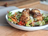 Spicy Meatball Salad
