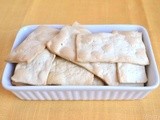 Crackers con esubero di pasta madre