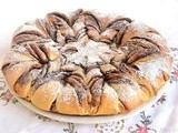 Fiore di brioche alla nutella