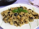 Insalata di quinoa e melanzane