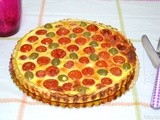 Quiche salata ai pomodorini e olive