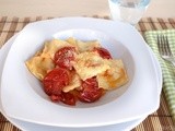 Ravioli ricotta e prosciutto