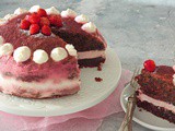 Torta Red Velvet vegana, senza glutine e lattosio