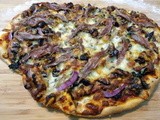 How To Make Pizza: Thin Crust Spinach Walnut Pizza With Mushrooms, Onions, Gorgonzola And Anchovies