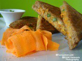Potato carrot sandwich