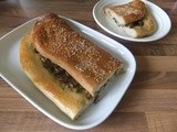 Mushroom & Garlic - stuffed Picnic Loaf