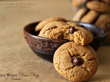 Eggless Whole Wheat Choco Chip Cookies