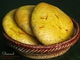 Sheermal / Shirmal ~ Persian Flatbread Flavoured with Saffron & Milk
