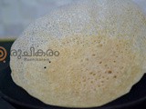 Nurukku Gothambu Vellayappam | Broken Wheat Palappam