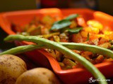 Potato Long Beans Stir Fry ( Urulakizhangu Achinga Payar Mezhukupuratti)