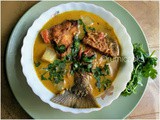 Fish Curry with Ul Kobi (Kohlrabi)