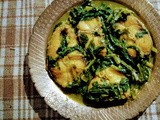 Iron-Rich fish curry with spinach