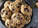 Cranberry Coconut Chocolate Chip Cookies
