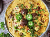 Meatless Meatballs in a Spicy Cauliflower Sauce